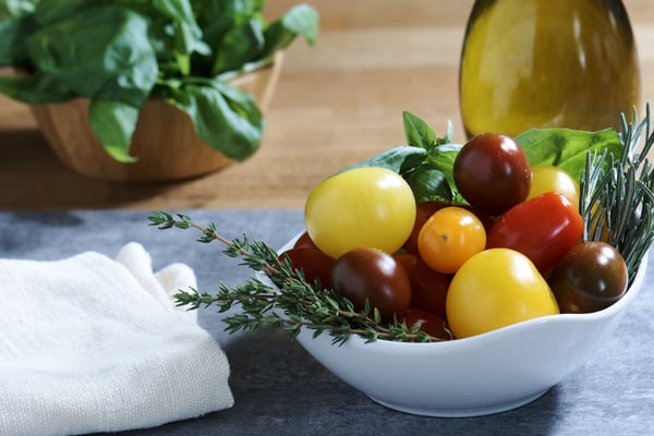 Sous vide cherry tomatoes poached 1
