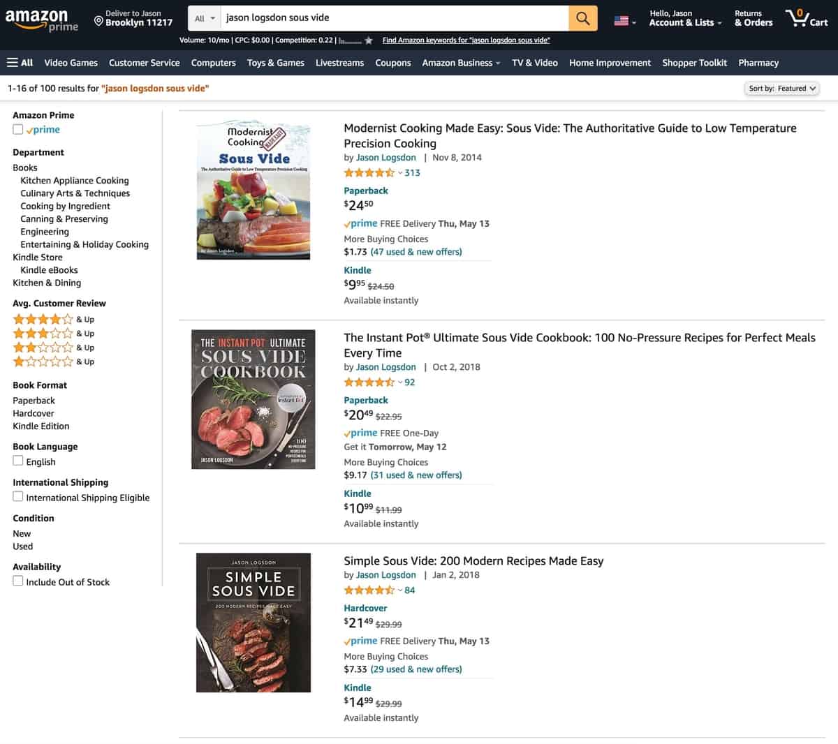 Amazon jason logsdon books