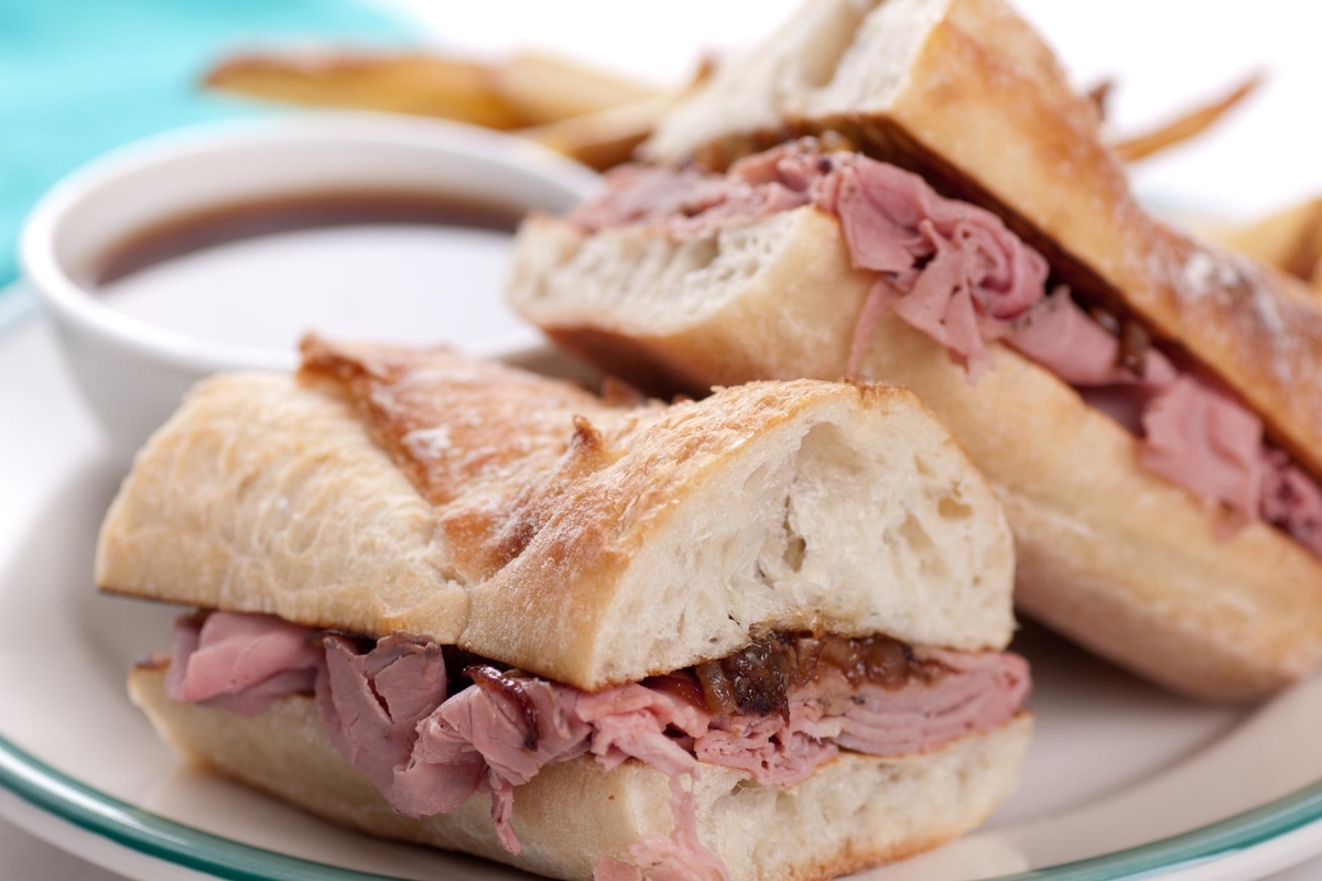 Sous vide french dip sandwich 2