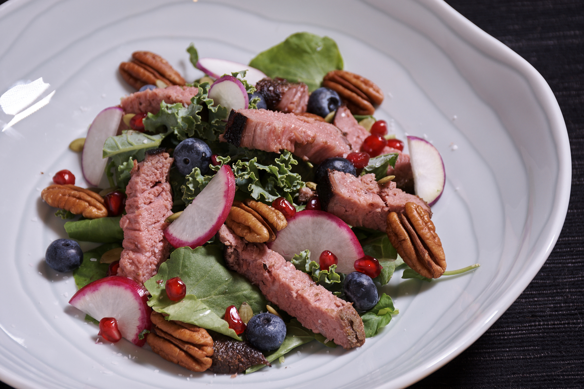 Sous vide top round salad 25