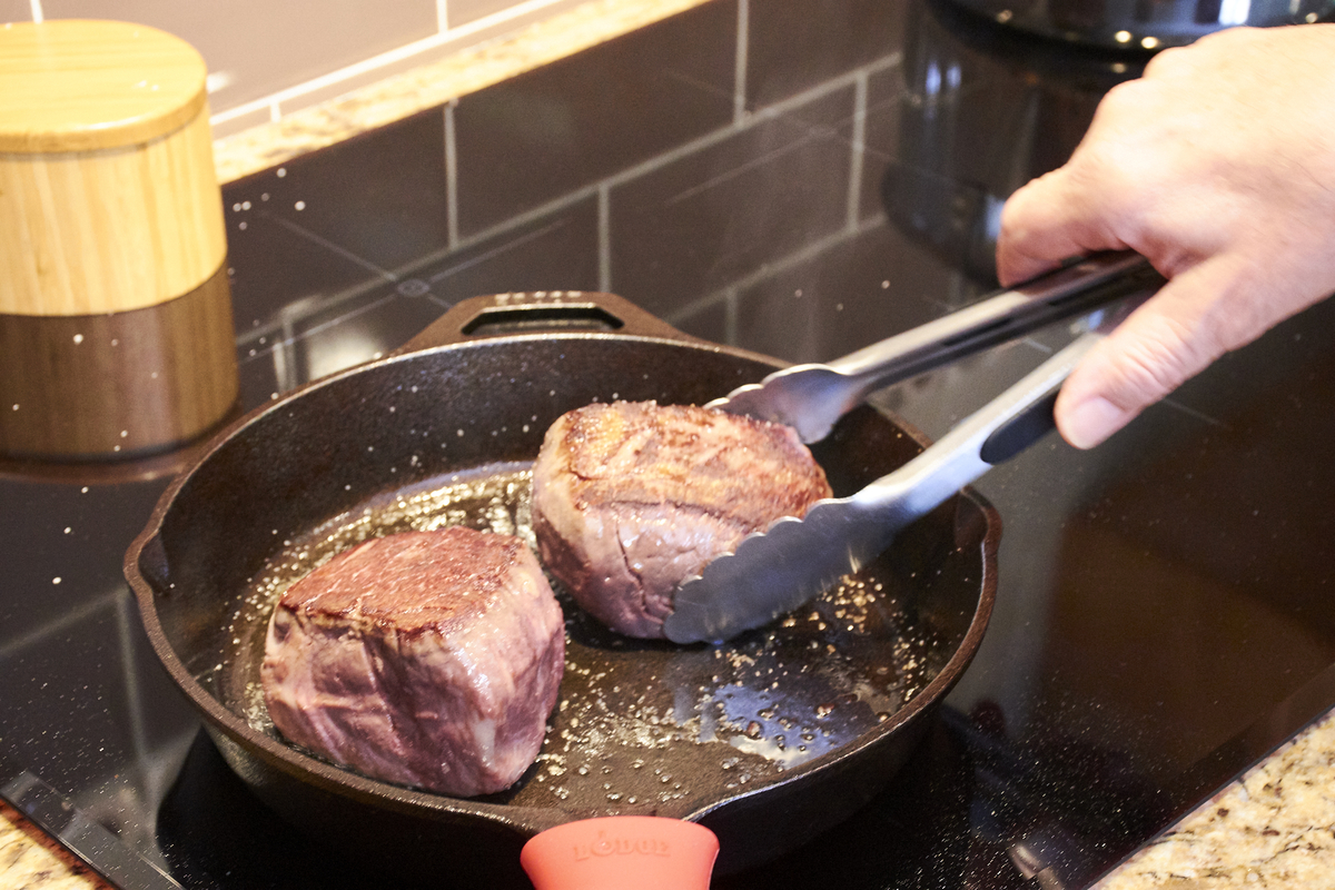 Sous vide pan searing 7