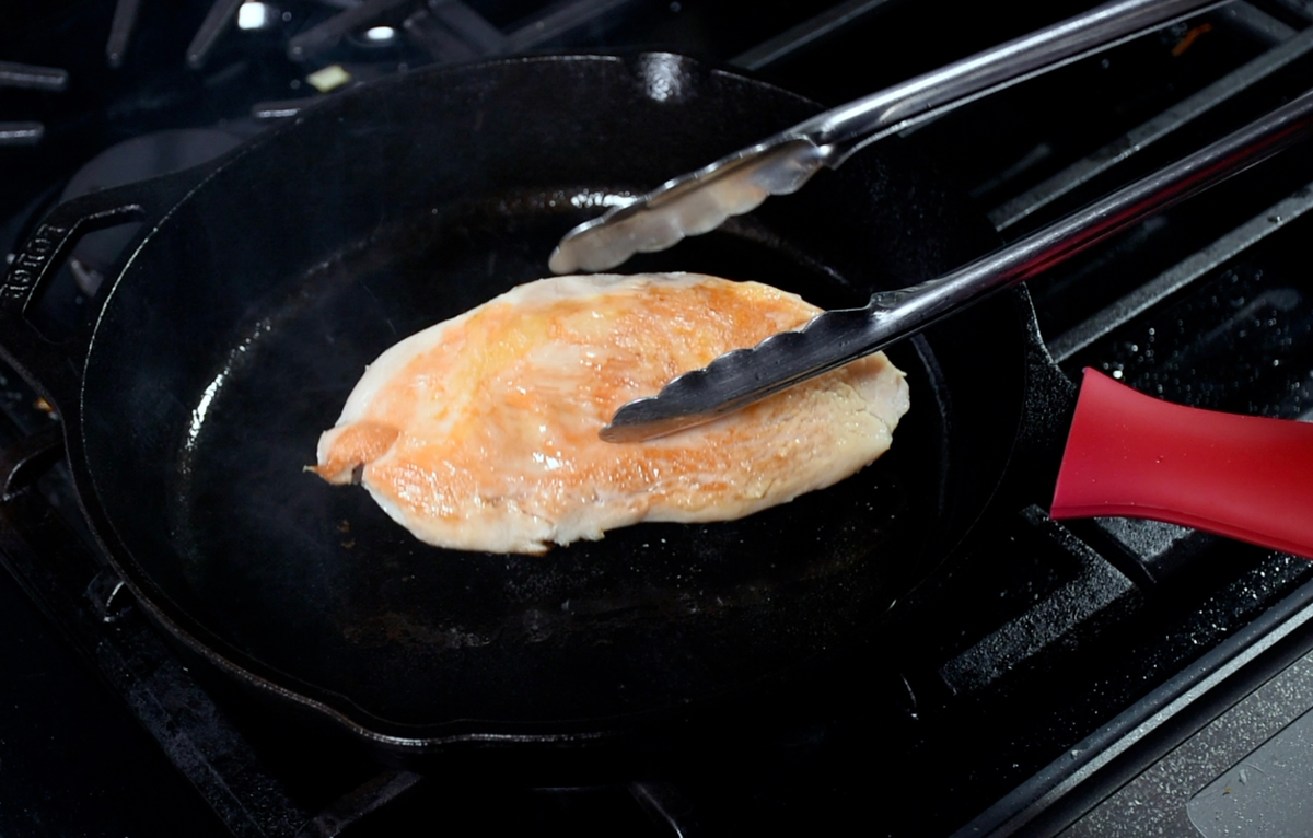 Sous vide pan searing 24