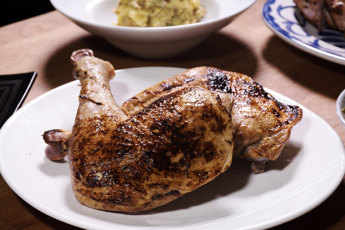 Sous vide turkey thigh leg 55