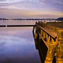 Richard Fadera - Sunset at Coulon Memorial Beach Park, WA