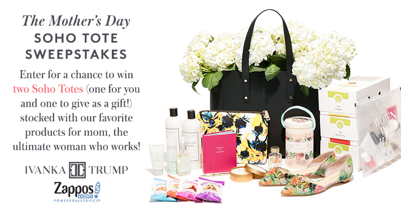 The Mother’s Day Soho Tote Sweepstakes with Zappos