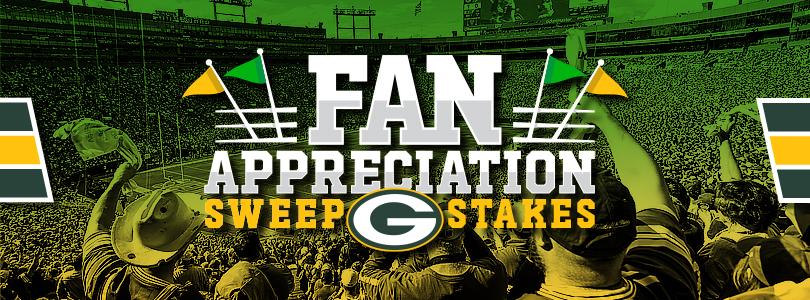 2025 Packers Fan Appreciation Sweepstakes