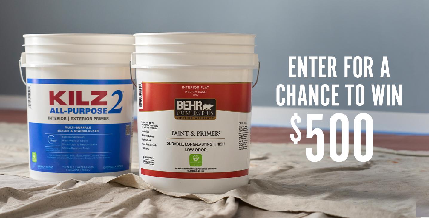 BEHR & KILZ PRO UGC Sweepstakes