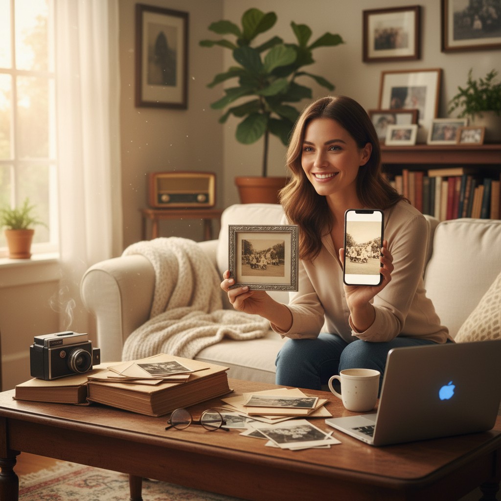 Digital Everything Made Old Photos Stand Out More illustration