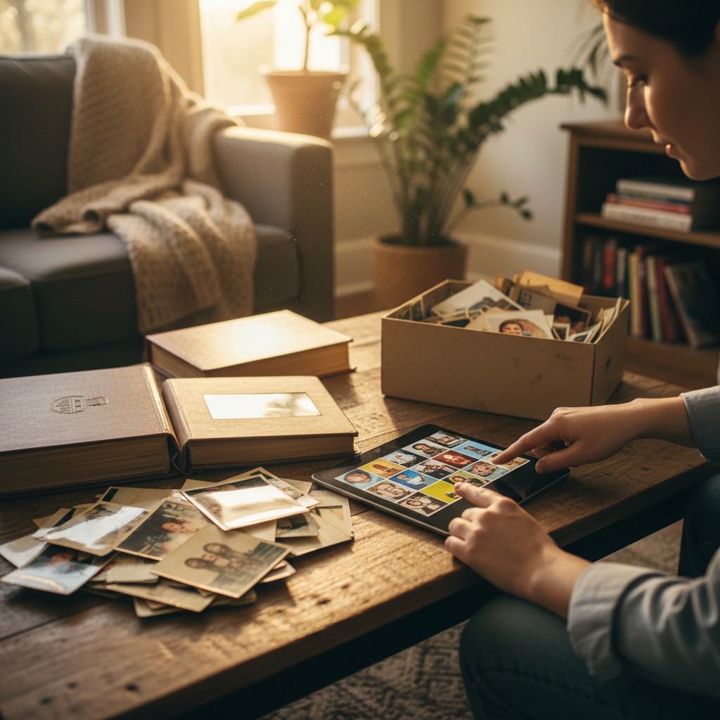 Digitized Photos Are Easier to Share but Harder to Lose illustration