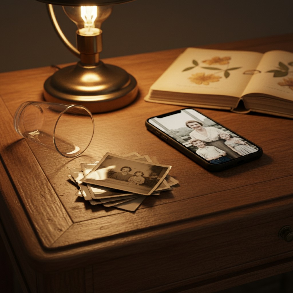 Old Photos Are One Spill or Fire Away From Being Gone illustration