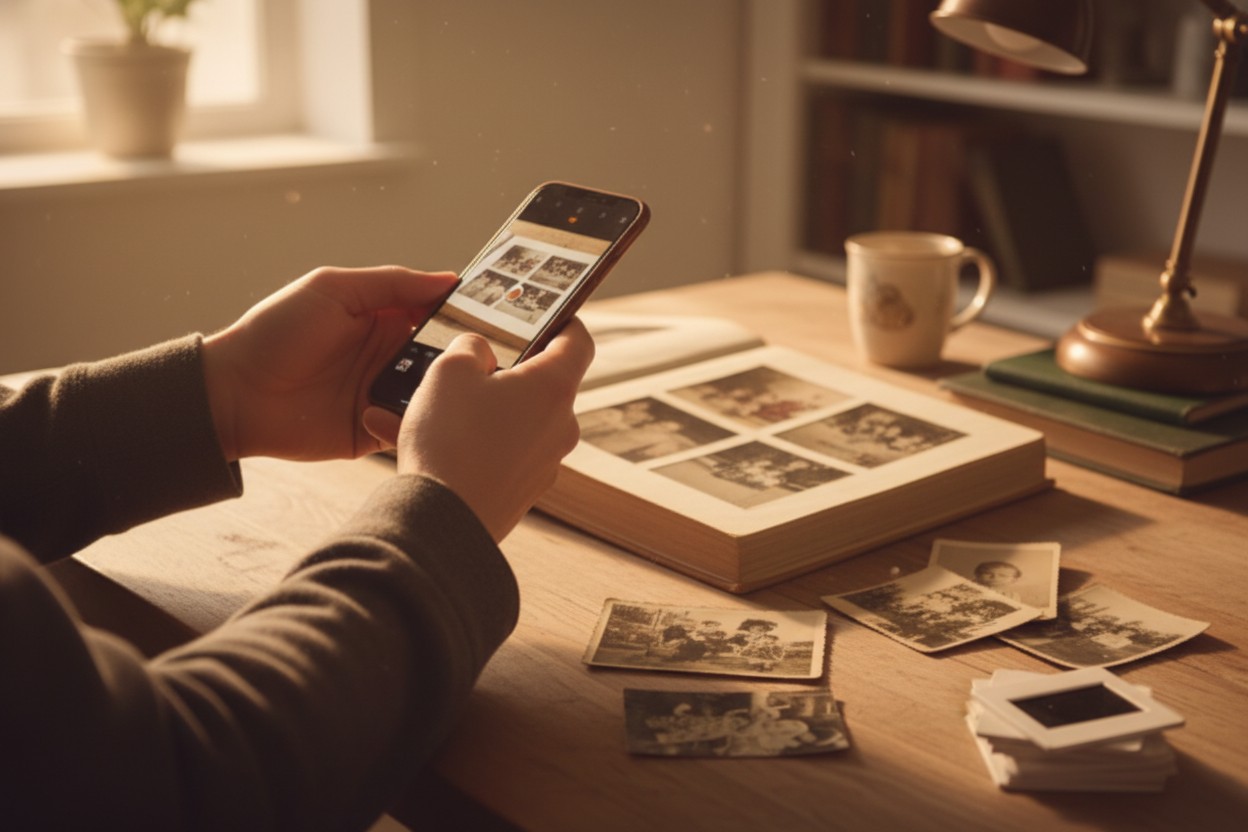 Old Photos Carry Weight in a Disposable Digital Age illustration