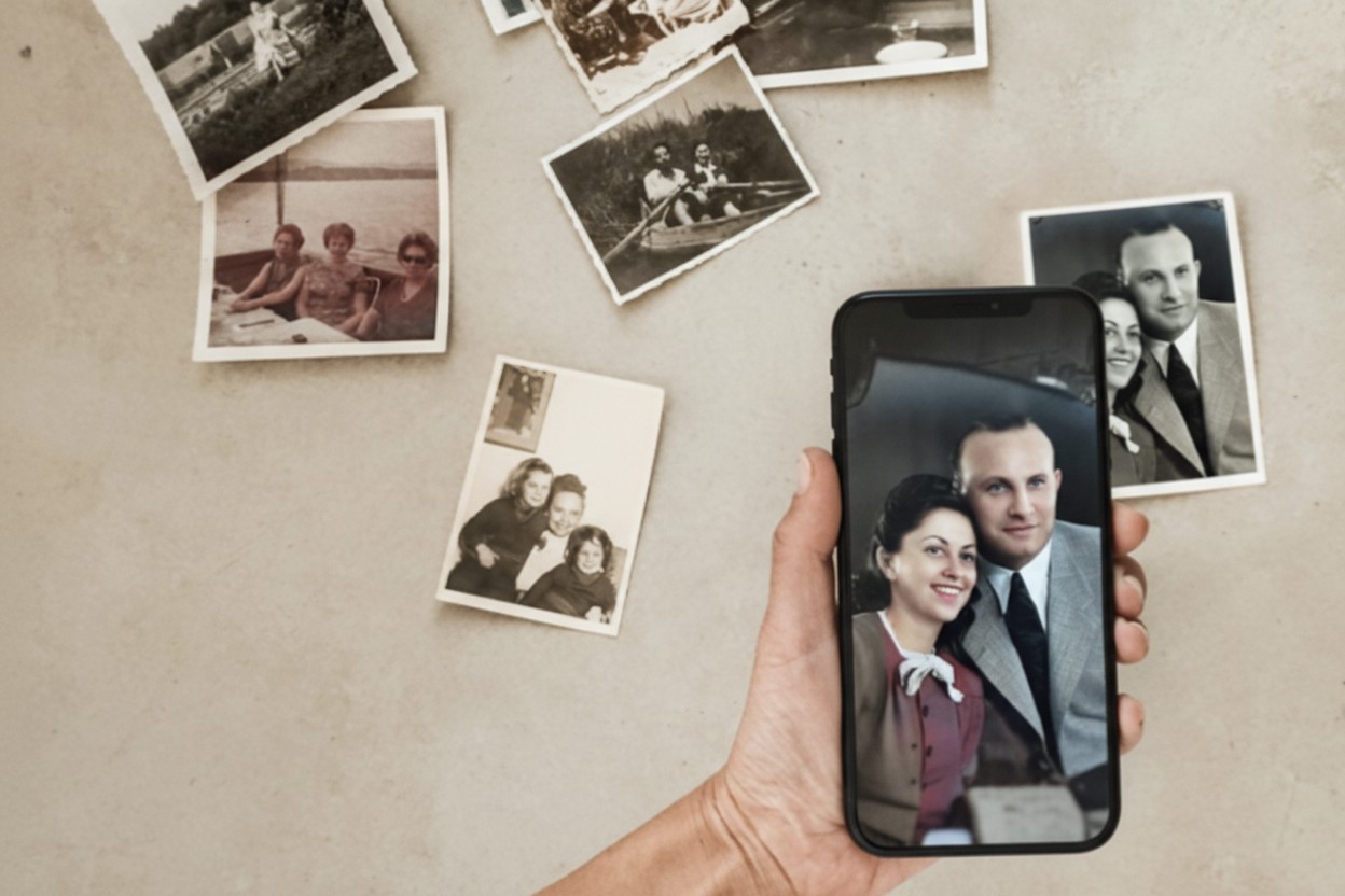 Old Photos Exist Outside Our Daily Digital Lives illustration