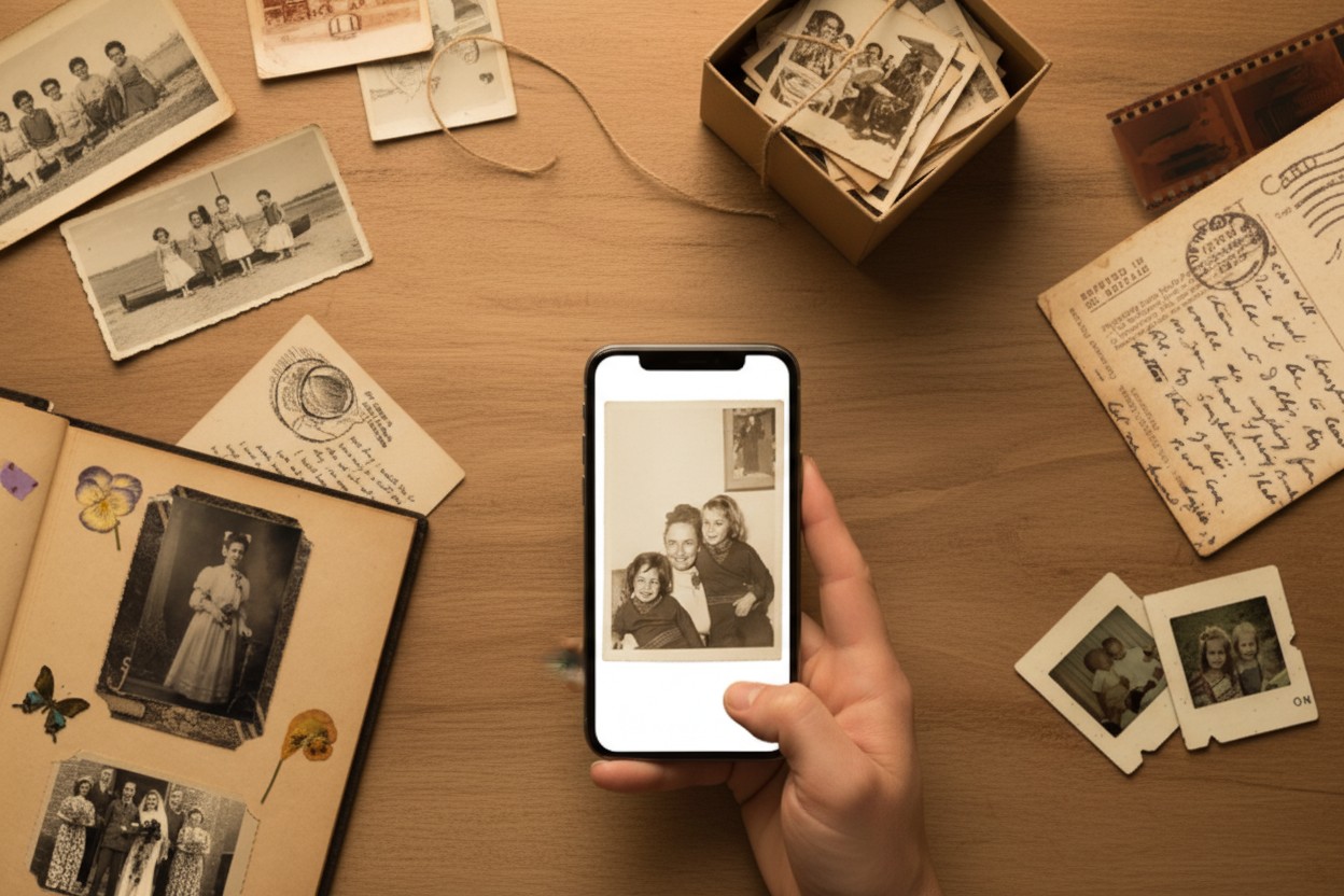 Old Photos Feel Out of Place in a Digital-First World illustration