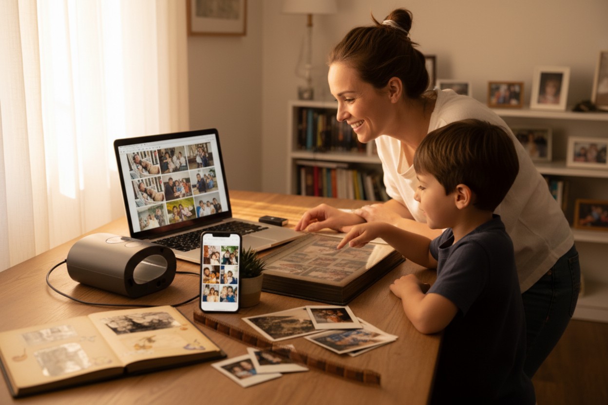 איור של יתרונות וחסרונות סריקת תמונות מקצועית