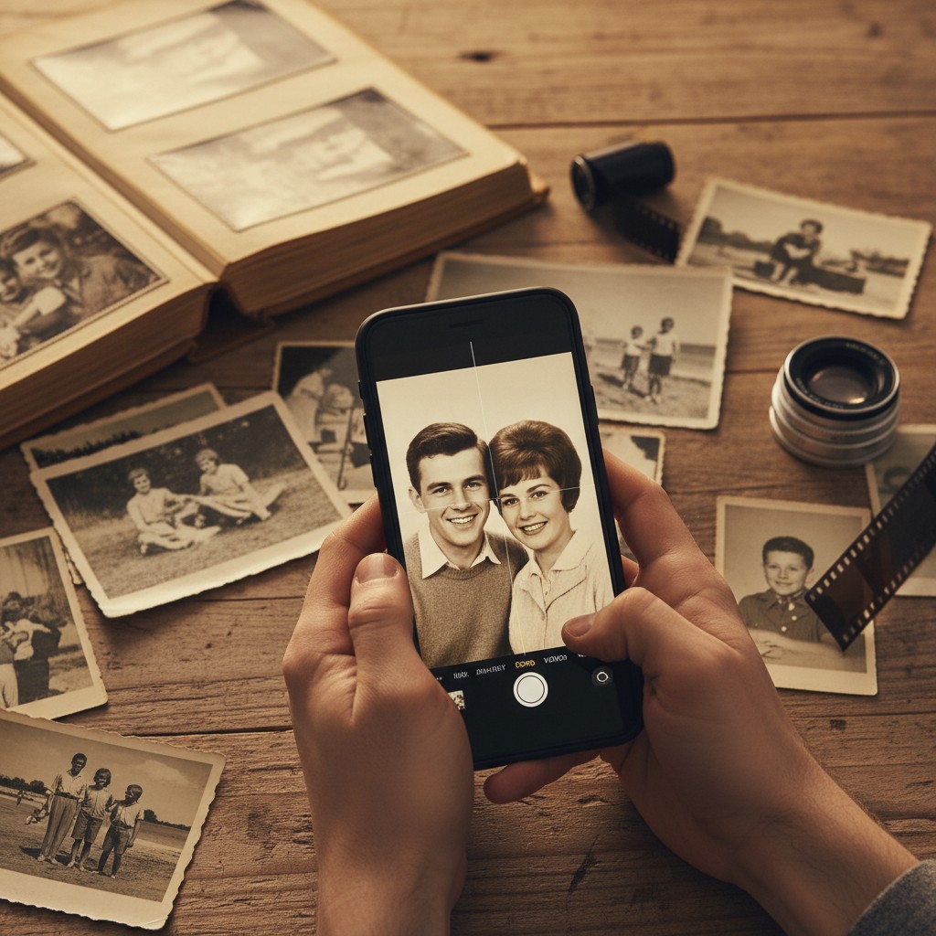 Seeing Your Parents Young in Old Photos Hits Different illustration