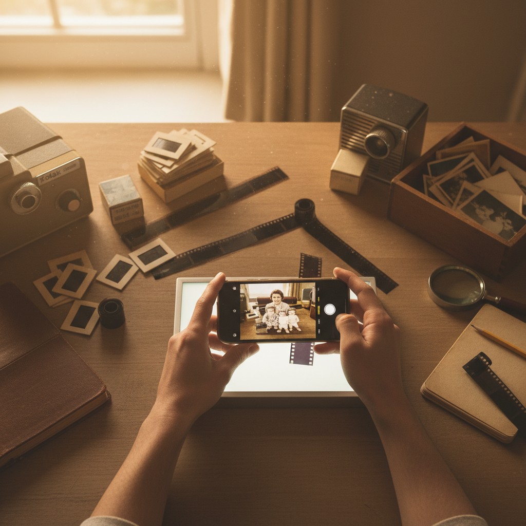 The Mystery of Unlabeled Slides and Negatives illustration