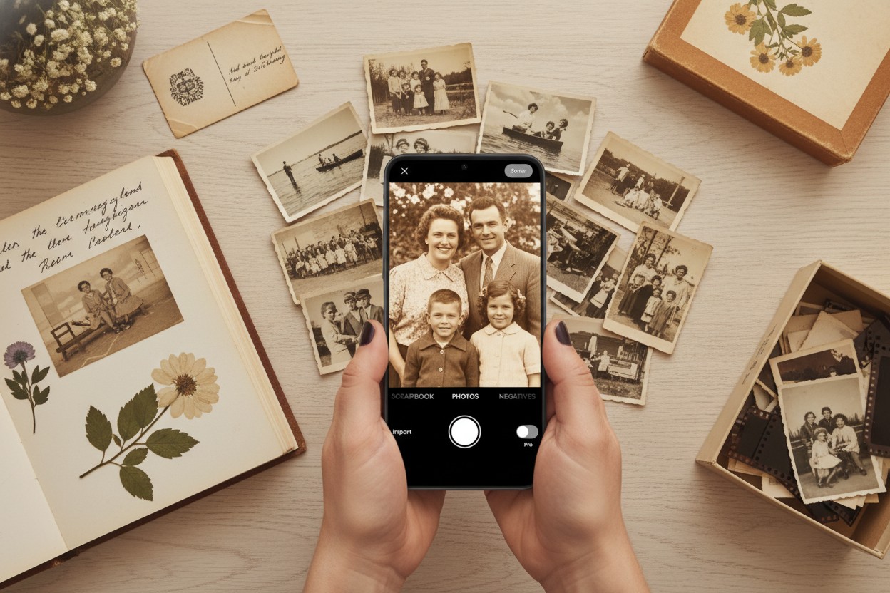 Turning Family Photo Collections Into Digital Libraries illustration