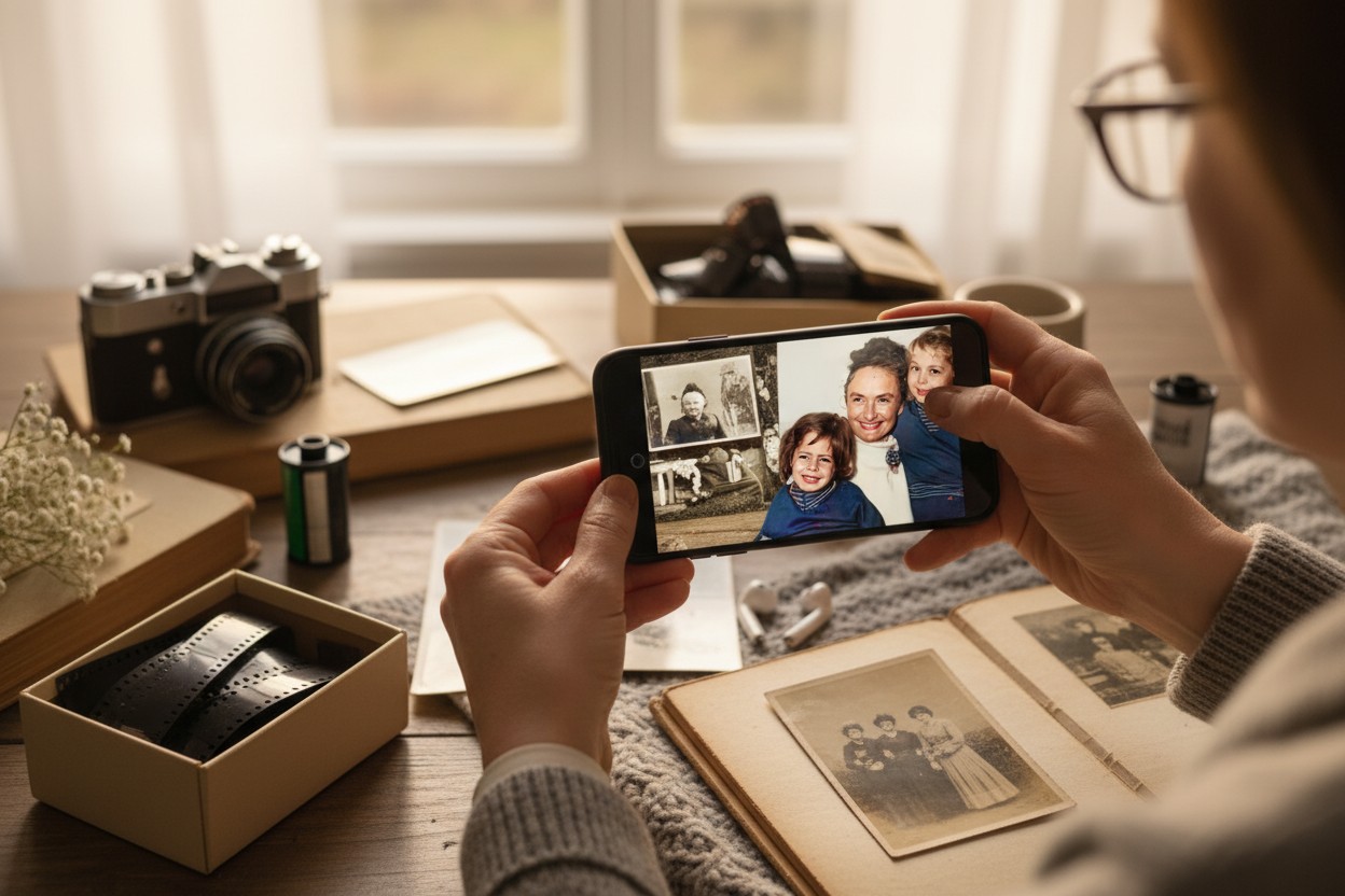 What People Discover When They Finally Look at Old Negatives illustration