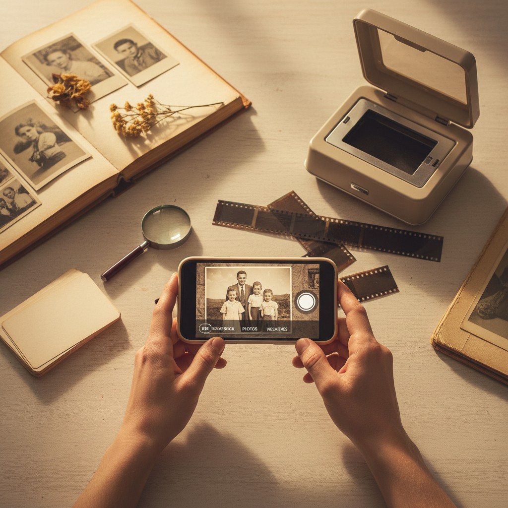 What People Do With Old Negatives After Scanning Them illustration