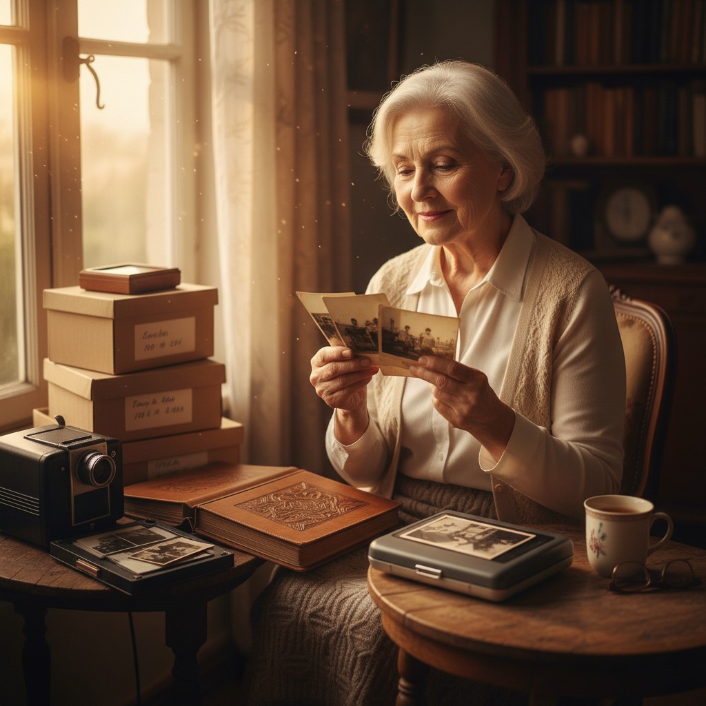 Why Old Photos Make People Reflect on Life illustration