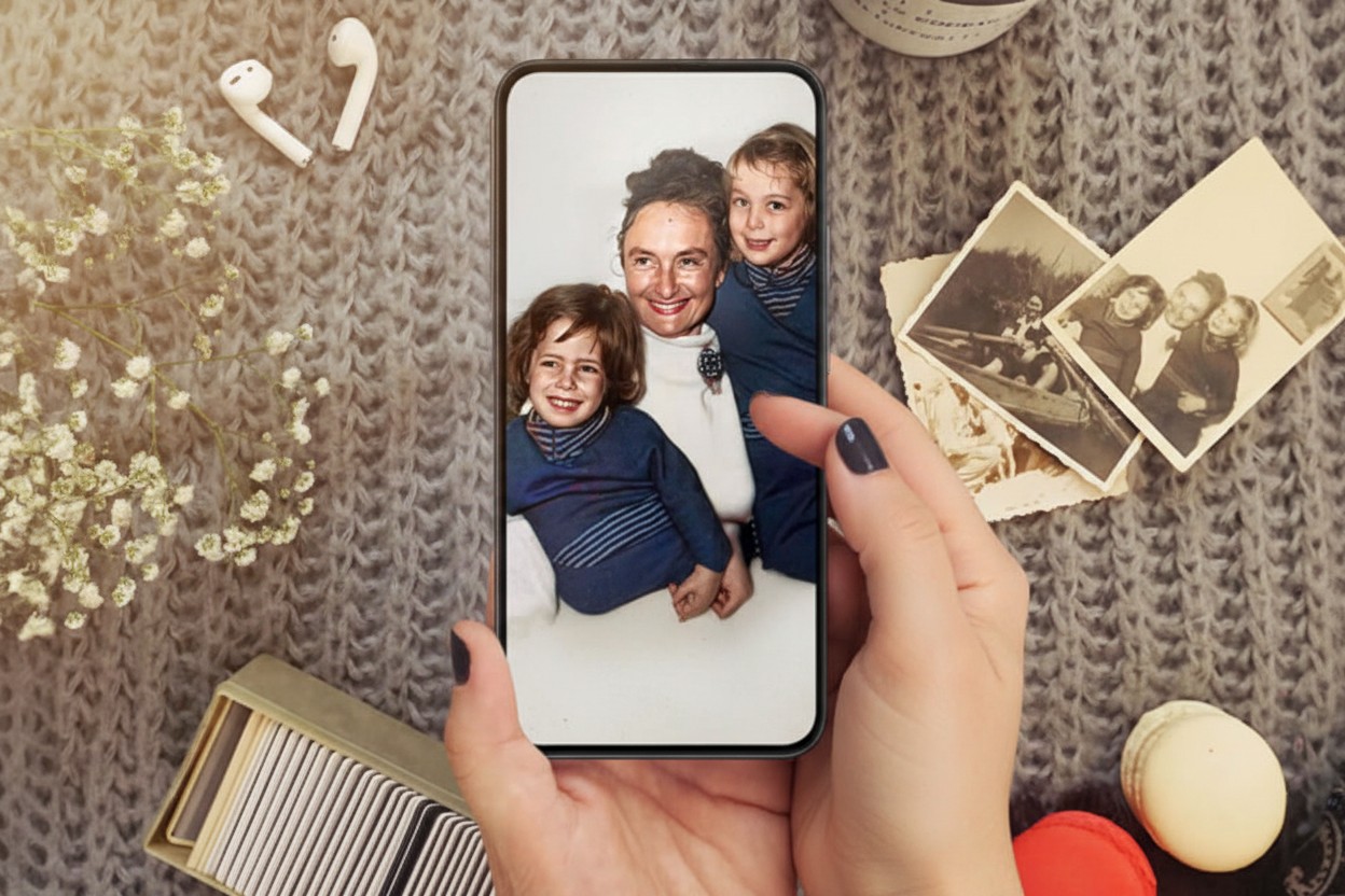 Why People Get Emotional When Scanning Old Family Photos illustration