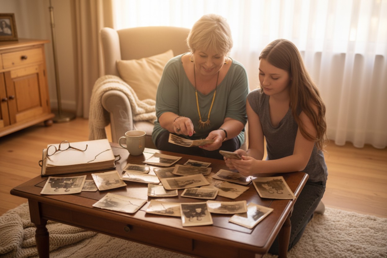 Why People Keep Old Photos Even When They’re Damaged illustration