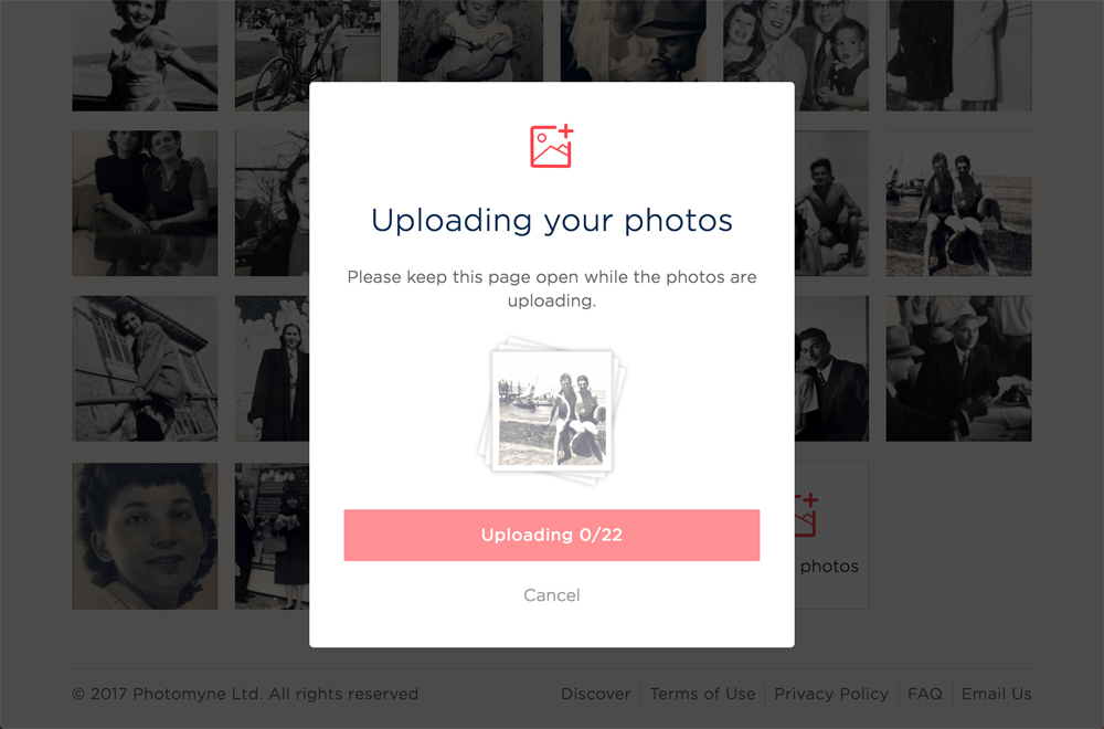 Upload in progress