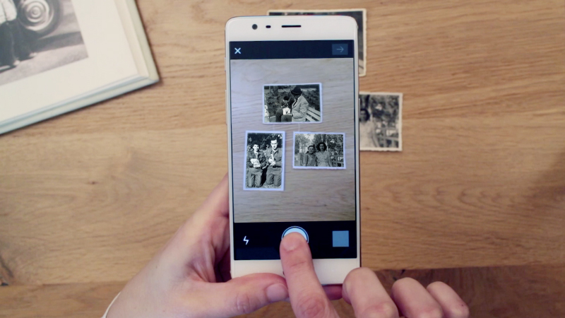 Scan in batches of up to 3 or 4 paper photos to save time