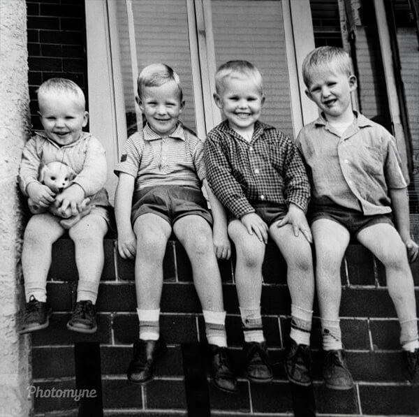 Geoffrey, Trevor, David, Steven. 1964