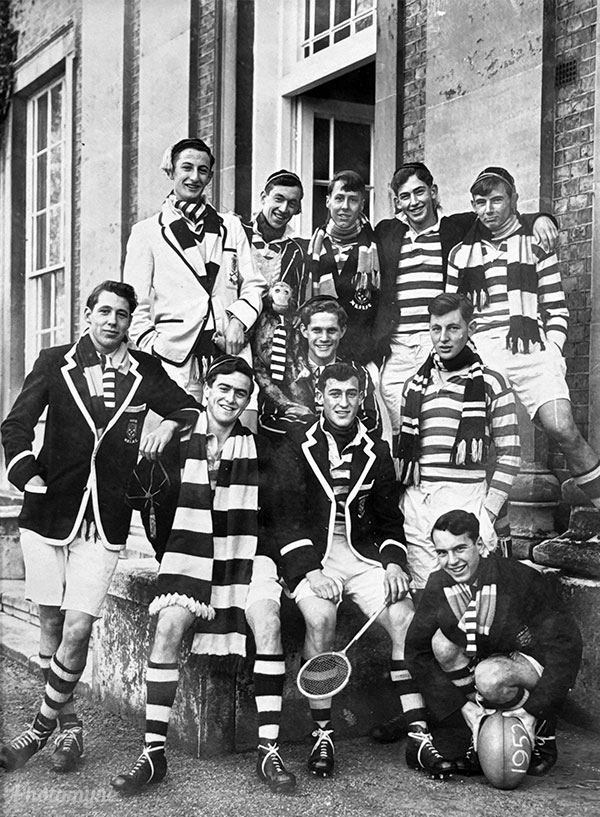 Mill Hill School First Fifteen colours - my Dad aged 18 and his school rugby team. Dec 1, 1952