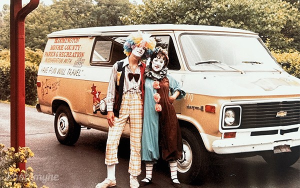 Very cool Parks  Rec summer job as Zingo, the clown. Circa 1980