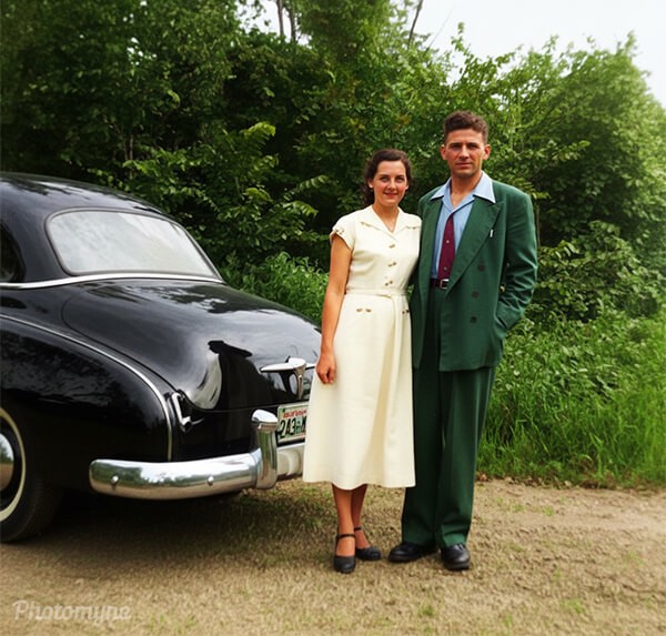 Uncle Dominique and Aunt Gracia.