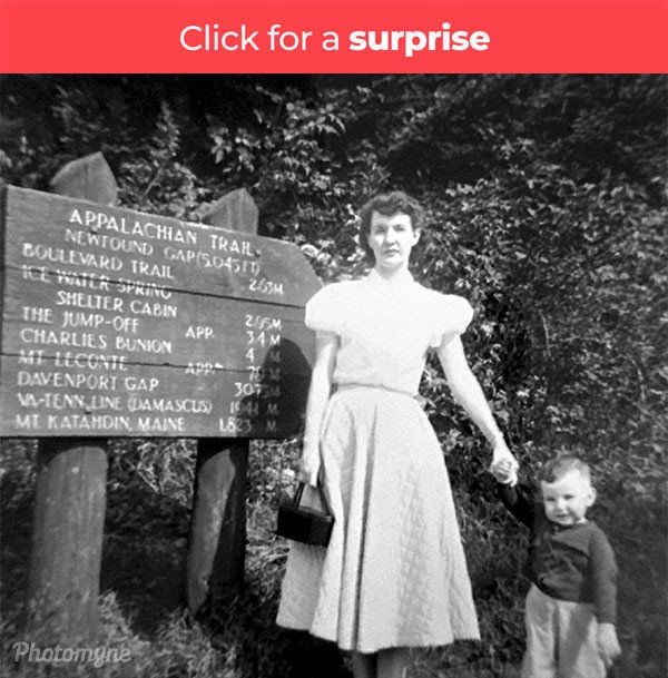 Mom and Eddy. 1955