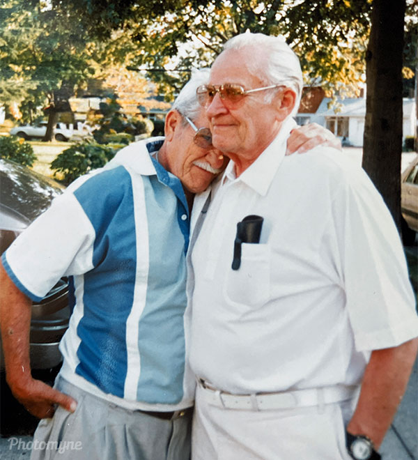 John and his big brother Nick