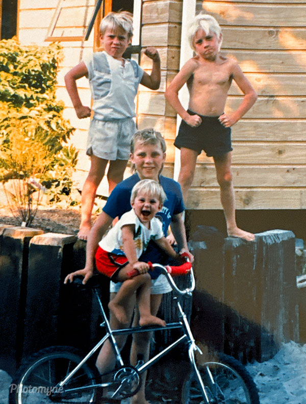 The cousins gang. Dec 1996, Auckland, New Zealand