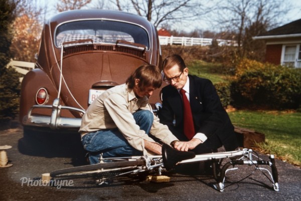 Robert and his father Albert 