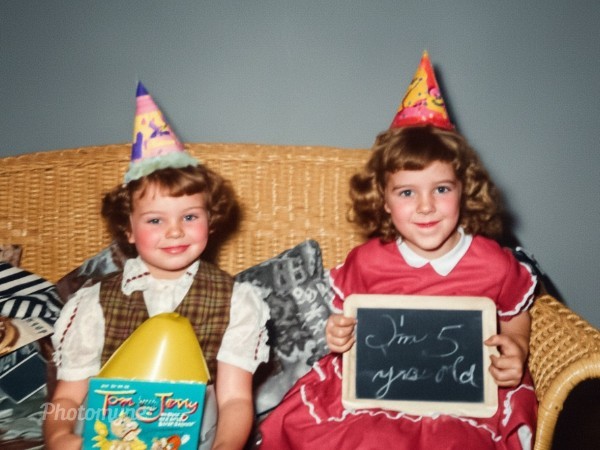 5th birthday.  1958