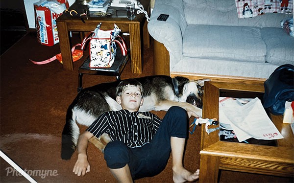 Brett and Chase. Sep 1992, Port Orchard, WA, USA
