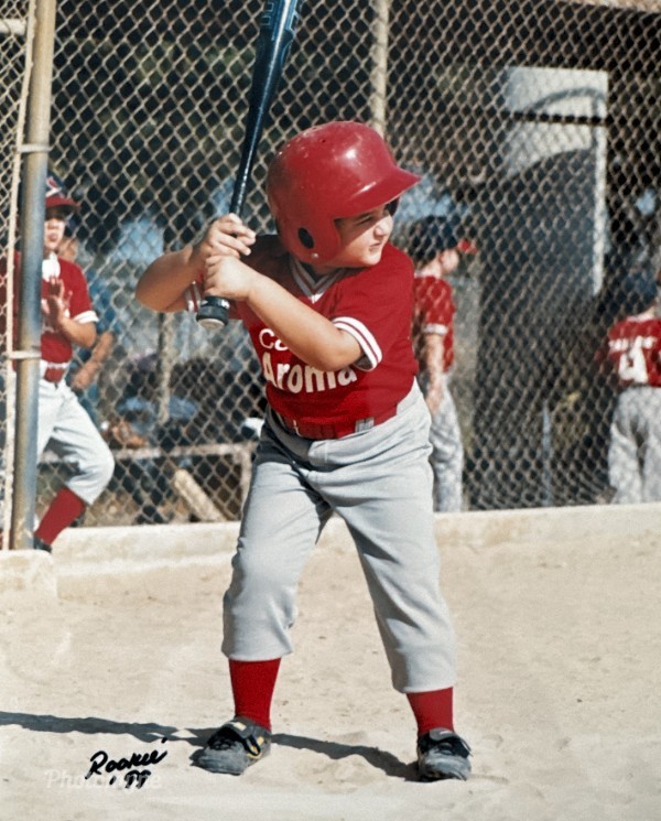 Jacob Leinberger Rookie of the year Carnival's little league baseball. 1999
