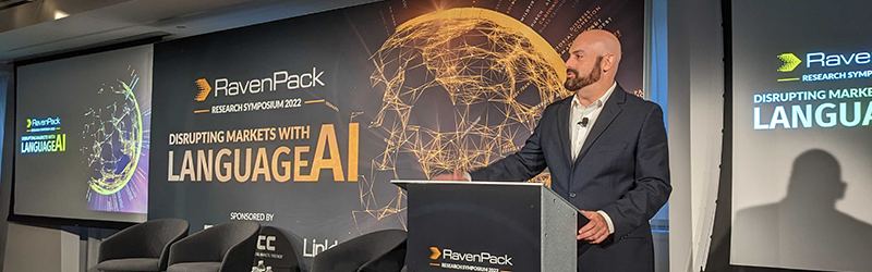 Armando Gonzalez presenting his slides