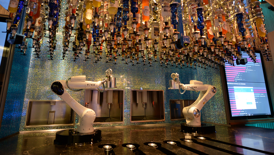 Tipsy Robot Bar Las Vegas Sensitile