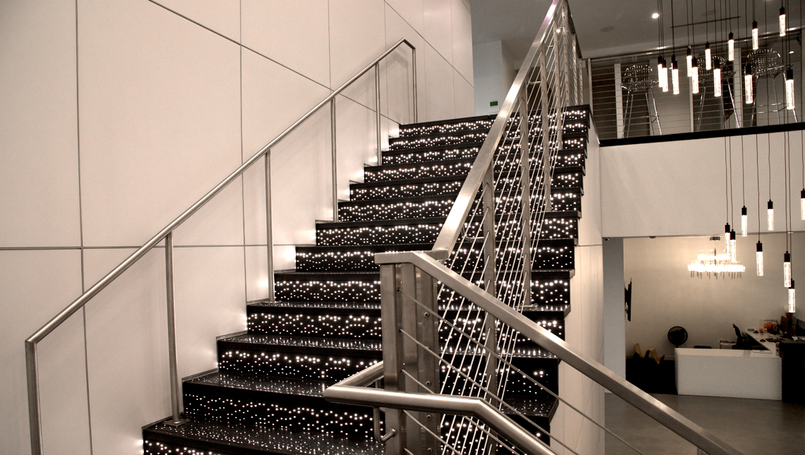 Pandora Risers Pandora Illuminated Stair Risers and Treads – Sensitile