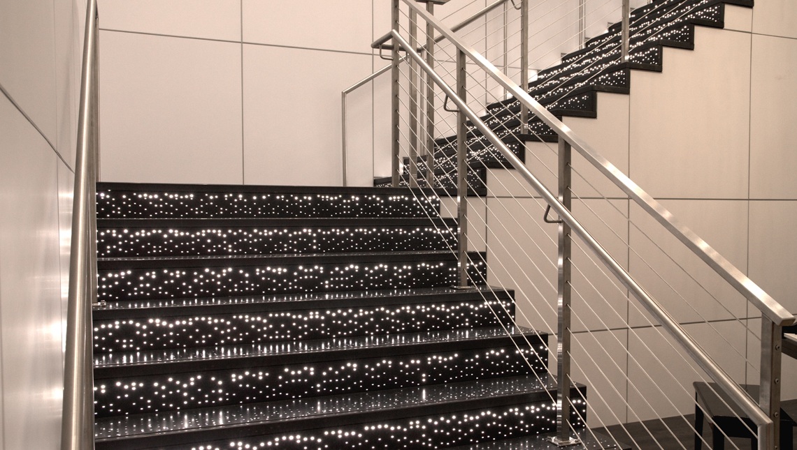 Pandora Risers Pandora Illuminated Stair Risers and Treads – Sensitile