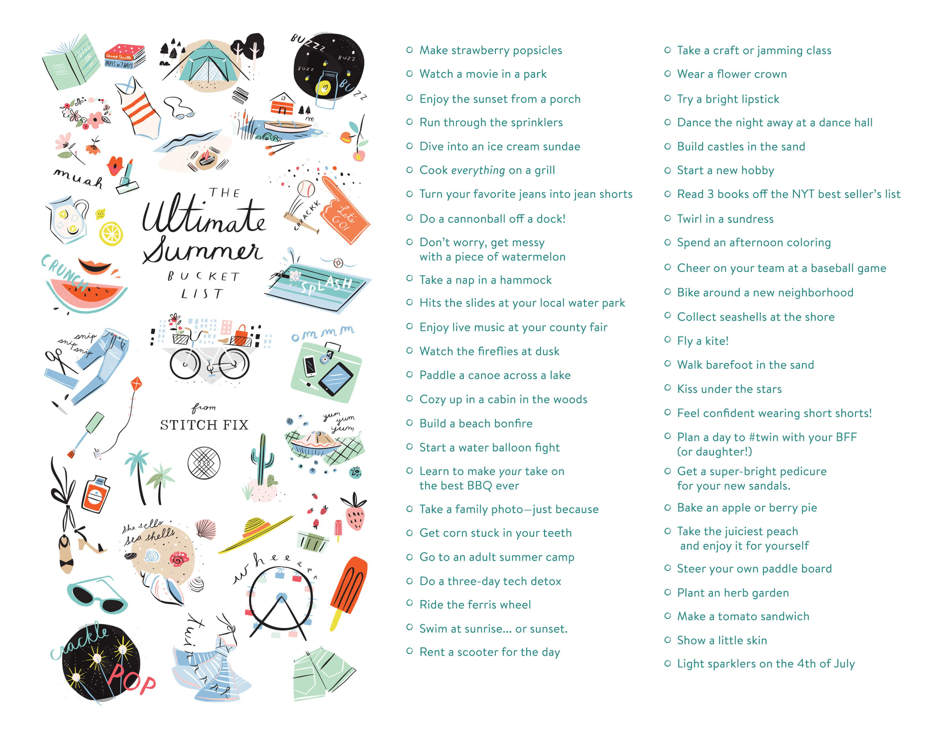 Ultimate Summer Bucket List - 0egfkof