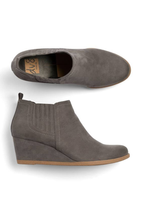 bobs wedge booties