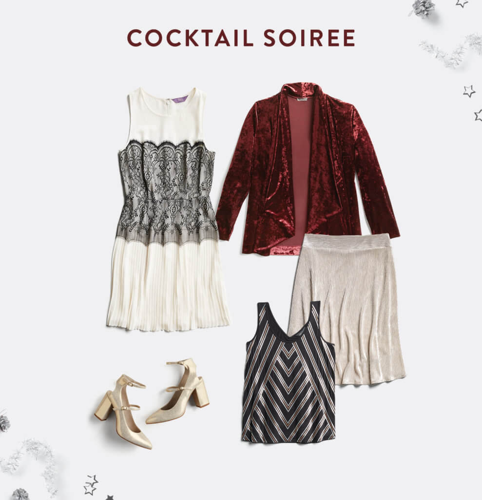 festive black tie attire