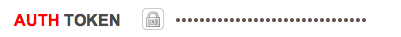 Where is my Auth Token?