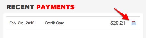 How to print a credit card reciept