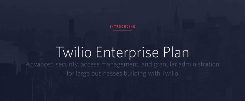 Twilio Enterprise Plan
