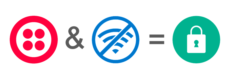Twilio and Offline still secure